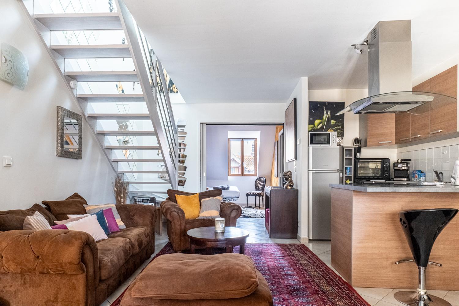 Carnot Duplex, Spacieux 3 Pieces Avec 2 Chambres Sur Les Rue Pietonnes 阿讷西 外观 照片