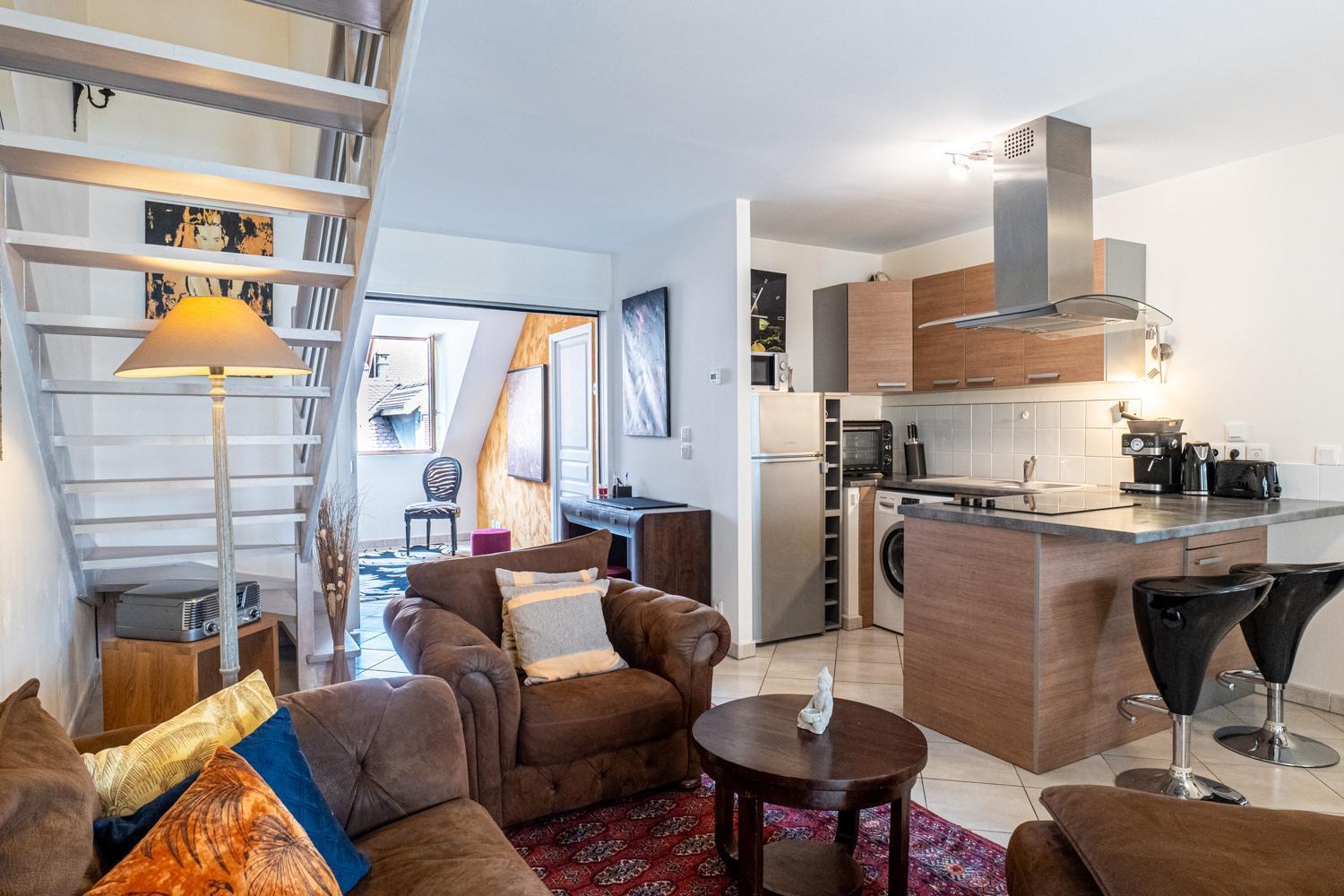 Carnot Duplex, Spacieux 3 Pieces Avec 2 Chambres Sur Les Rue Pietonnes 阿讷西 外观 照片